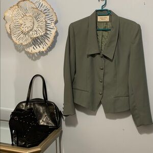 Beechers Brook green Blazer size 10